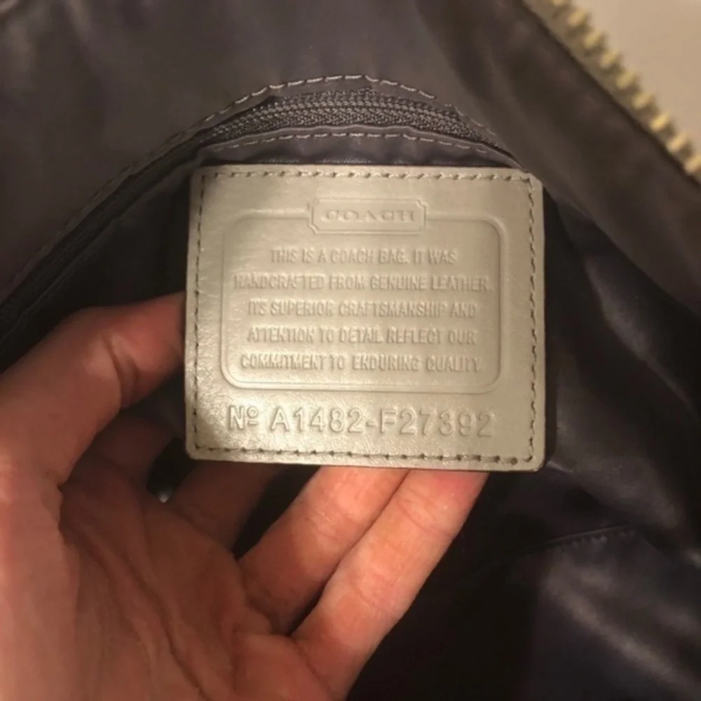 COACH TAYLOR EYELET LEATHER SATCHEL (COACH F27392)